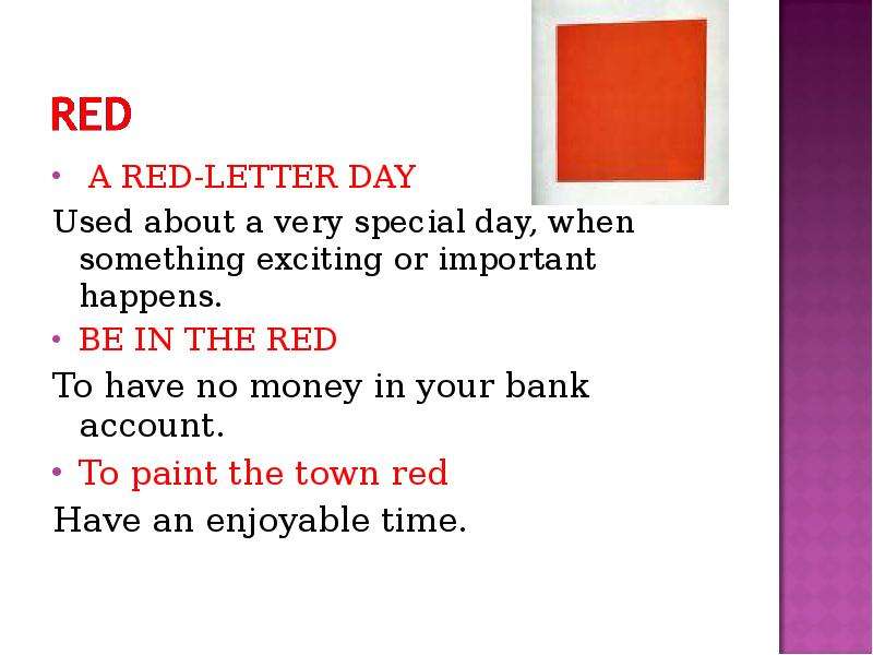 A RED-LETTER DAY A RED-LETTER