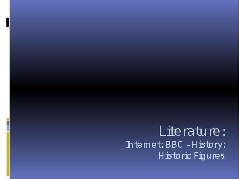 Literature Internet BBC -