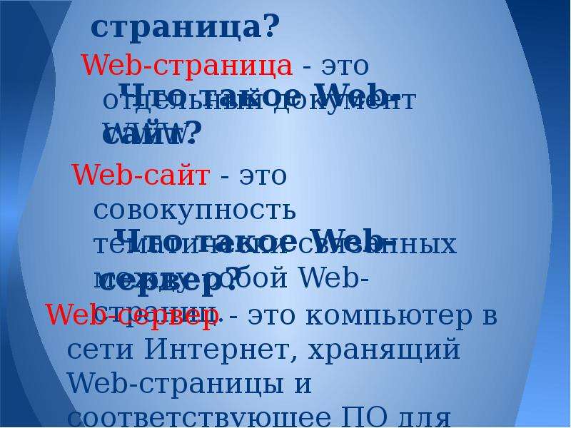 Что такое Web-страница?