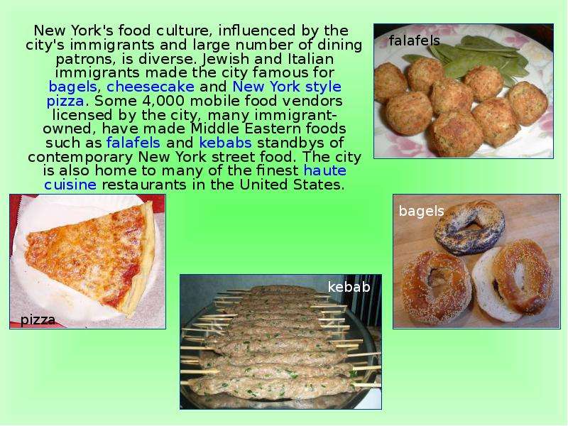 New York s food culture,
