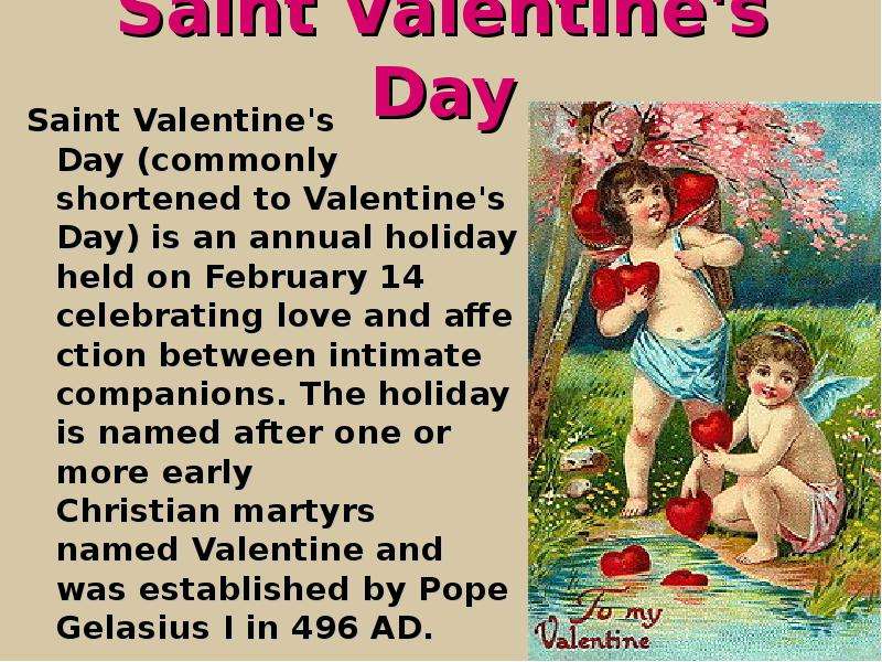 Saint Valentine s Day Saint
