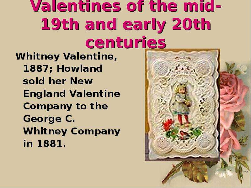 Valentines of the mid- th and