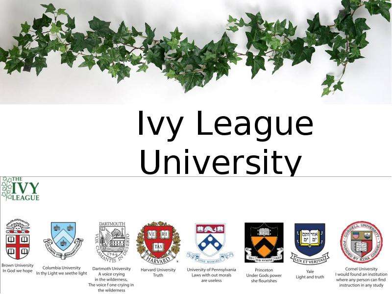 Ivy League University