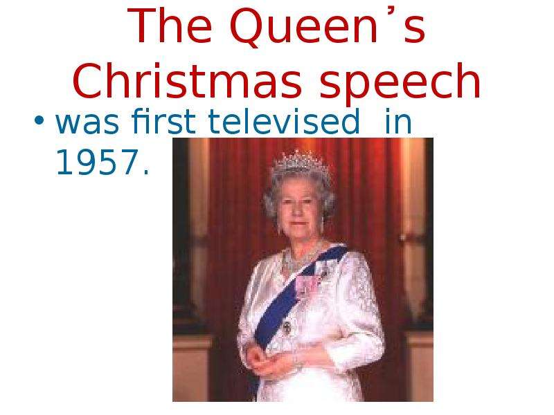 The Queens Christmas speech