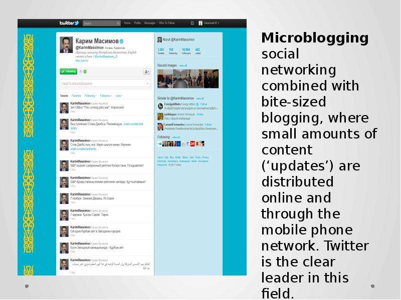 Microblogging social