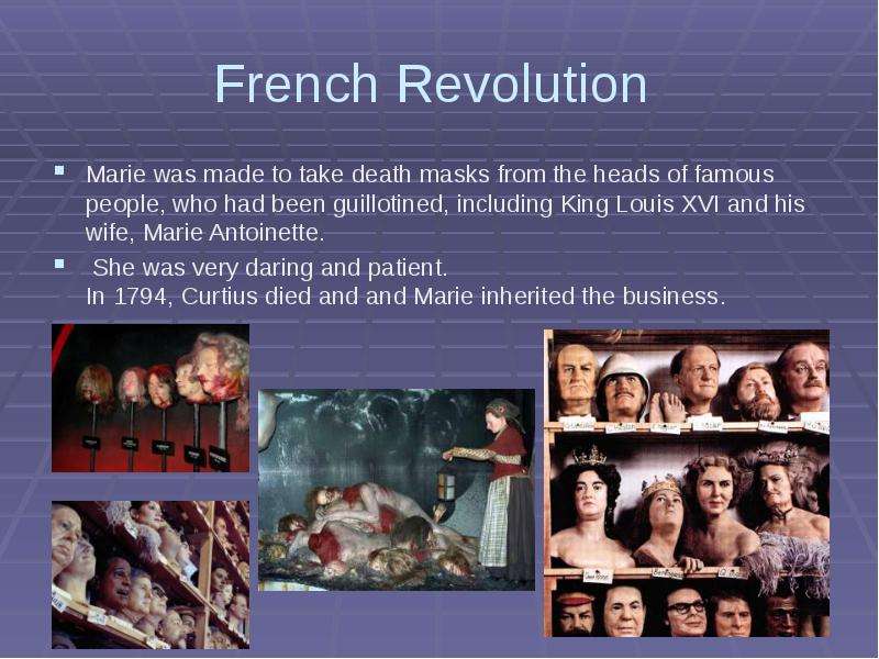 French Revolution Marie was