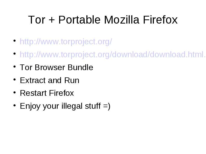 Tor Portable Mozilla Firefox