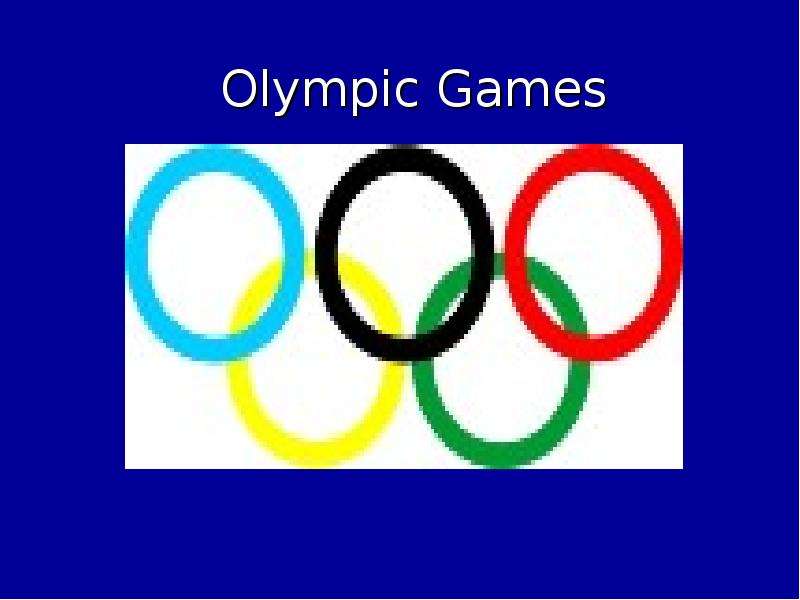Презентация По английскому языку Olympic Games