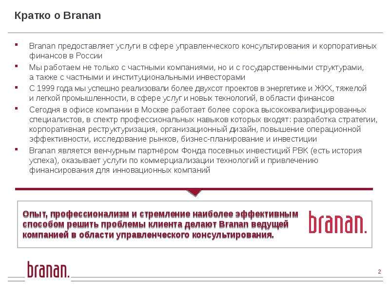 Кратко о Branan Branan