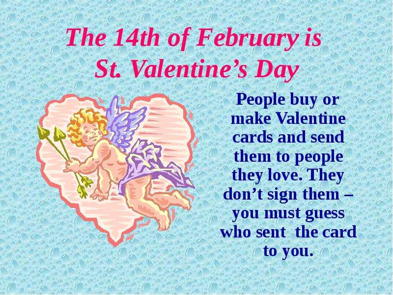The th of February is St.