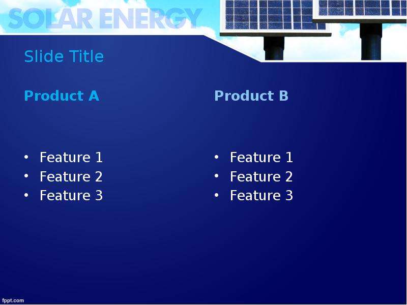 Slide Title Product A