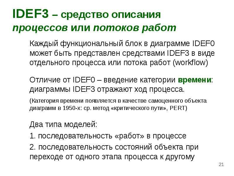 IDEF средство описания