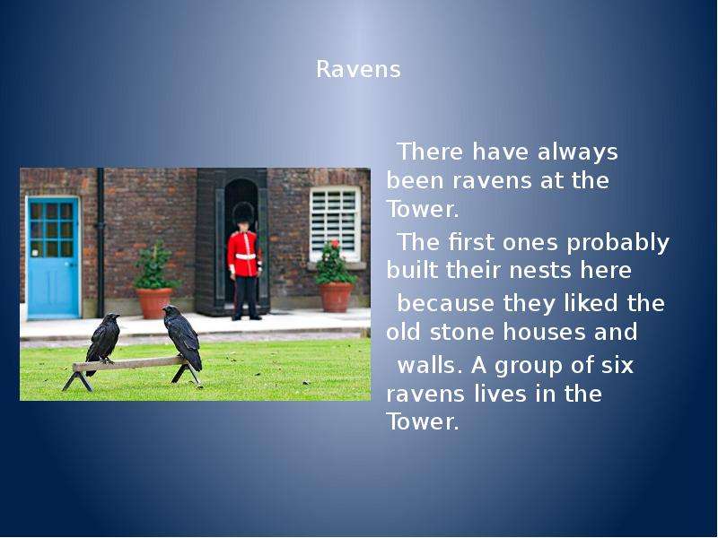 Ravens There have always been