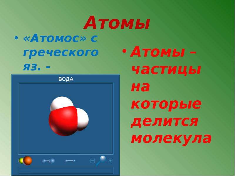 Атомы Атомос с греческого яз.