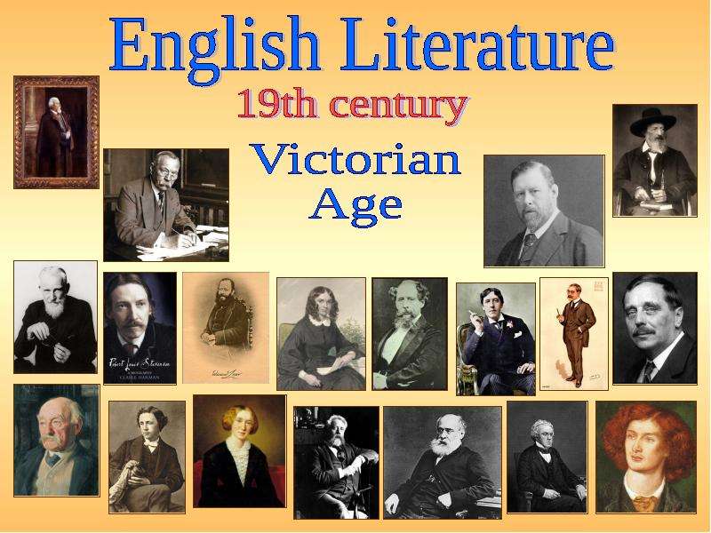 Презентация К уроку английского языка "Английская литература XIX века" - скачать бесплатно