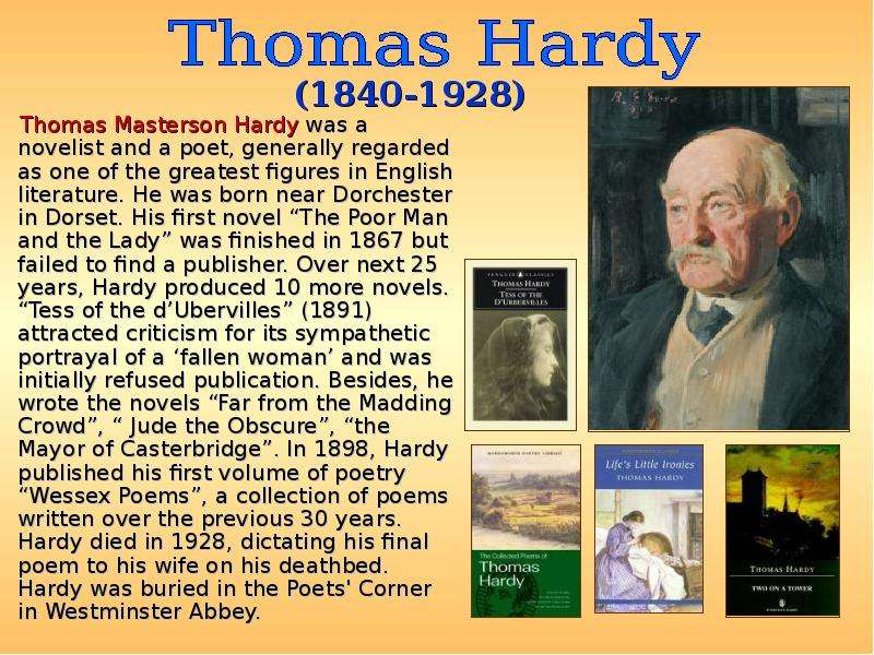 Thomas Masterson Hardy was a