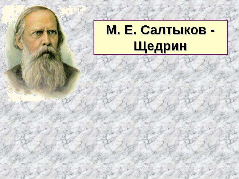 Презентация На тему "М. Е. Салтыков - Щедрин" - скачать бесплатно презентации по Литературе