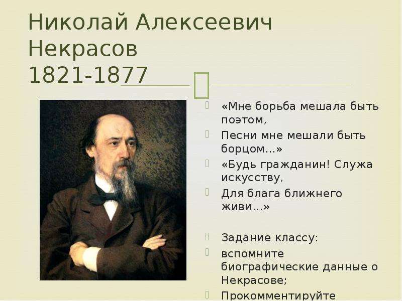 Николай Алексеевич Некрасов -