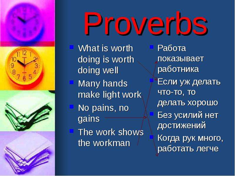 Proverbs What is worth doing