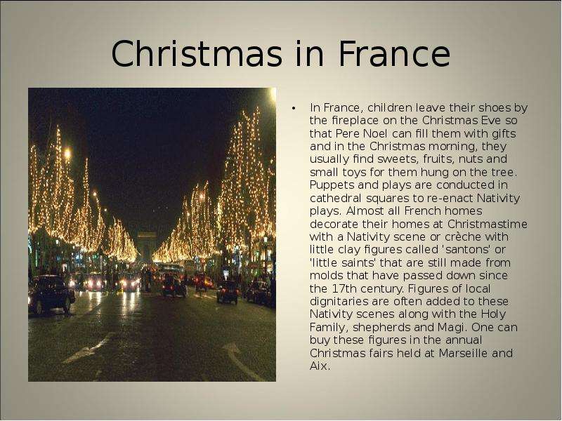 Christmas in France In
