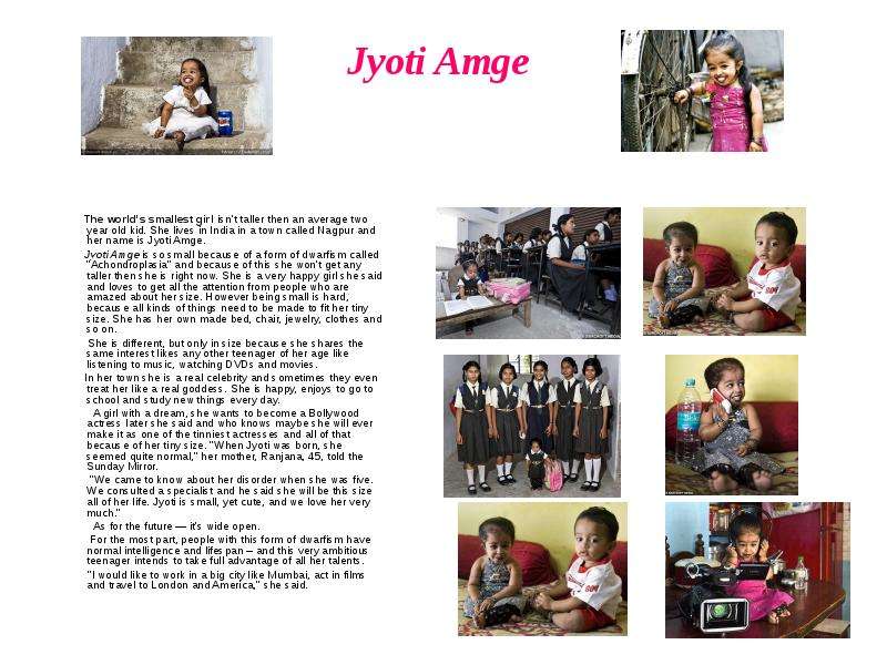 Jyoti Amge The world s