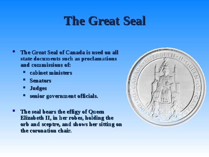 The Great Seal The Great Seal