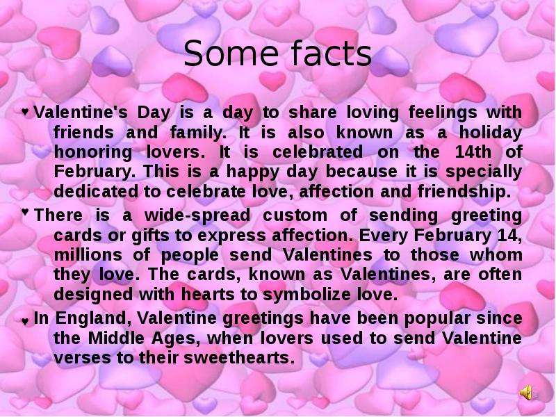 Some facts Valentine s Day is
