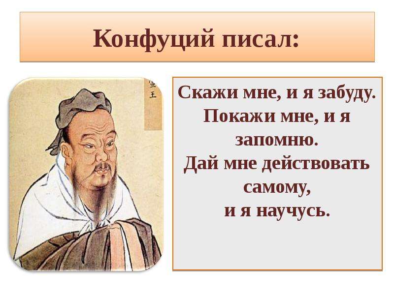 Конфуций писал