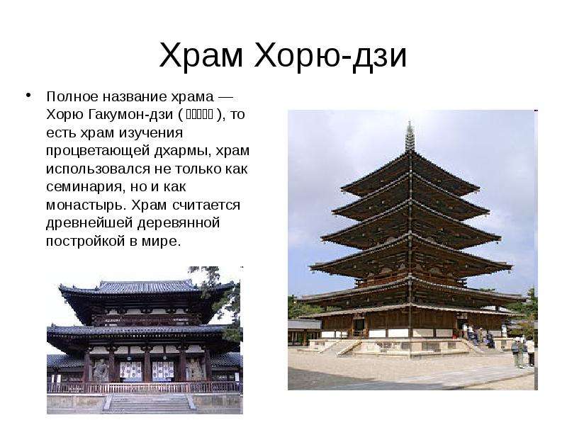 Храм Хорю-дзи Полное название