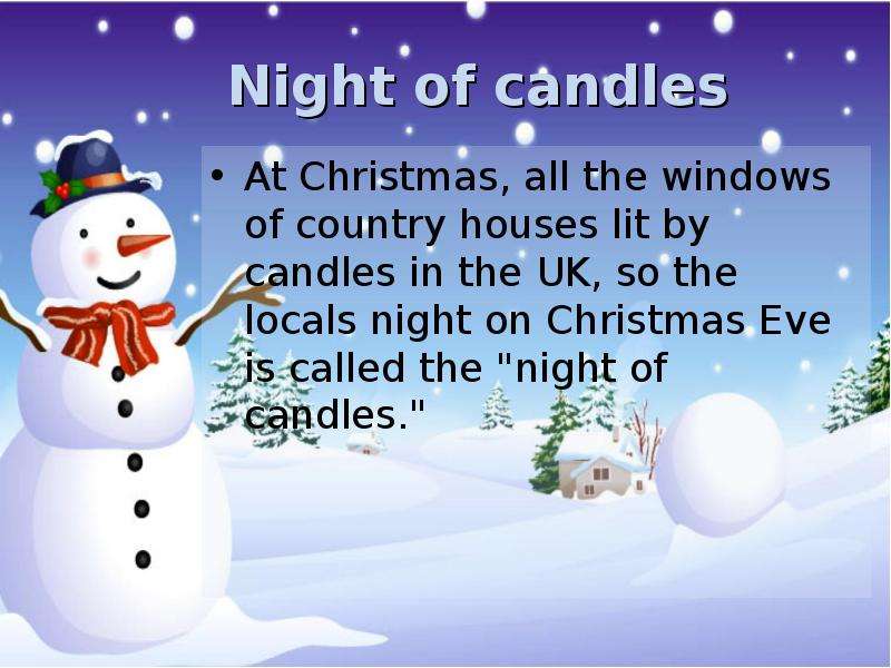 Night of candles At