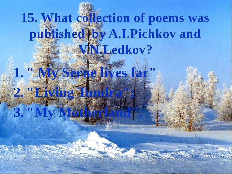 . What collection of poems