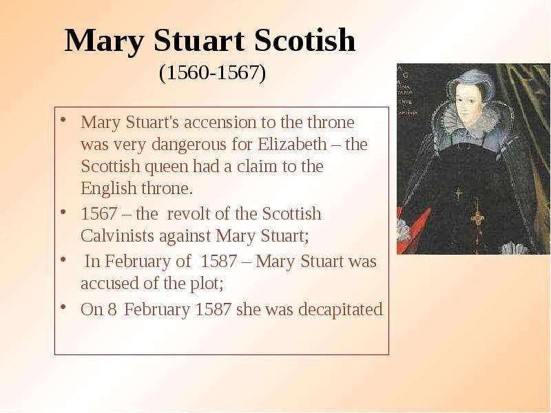 Mary Stuart Scotish - Mary