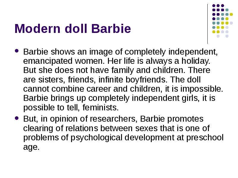 Modern doll Barbie Barbie