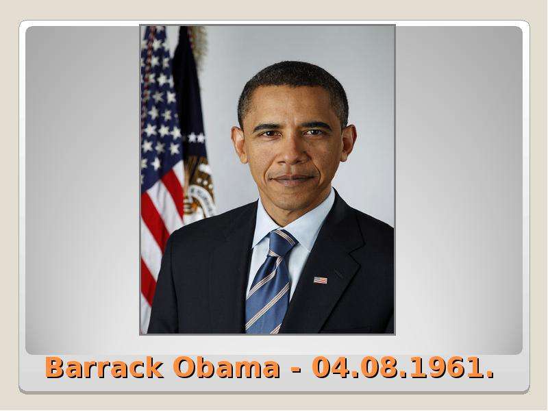 Barrack Obama - . . .