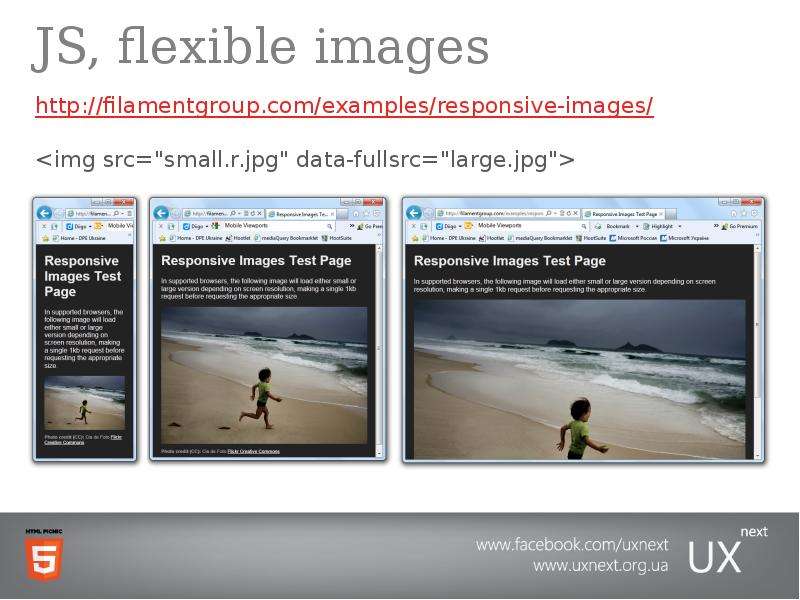 JS, flexible images http