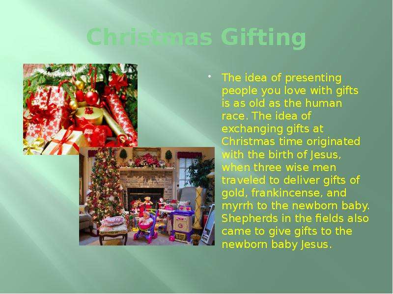 Christmas Gifting The idea of