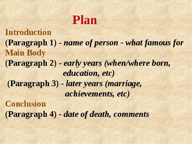 Plan Introduction Paragraph -