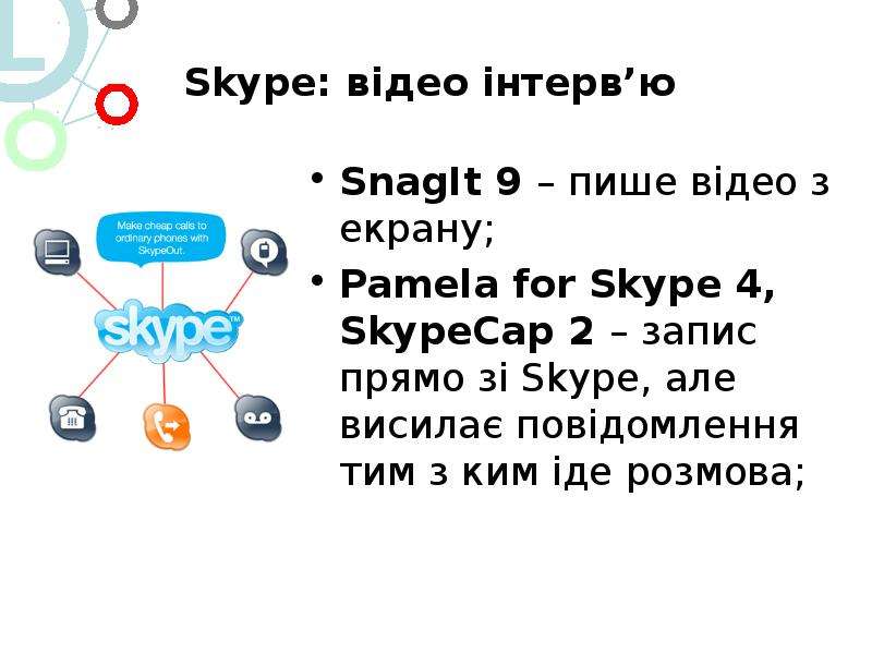 Skype в део нтерв ю SnagIt