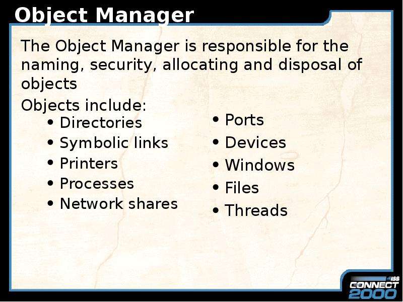 Object Manager Directories