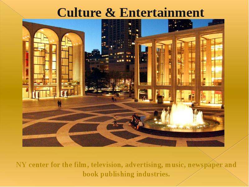 Culture amp Entertainment
