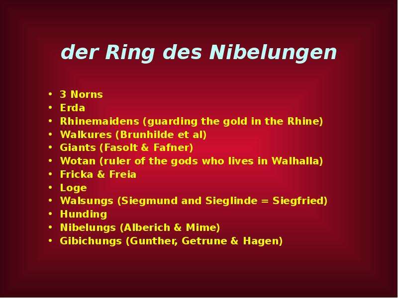 der Ring des Nibelungen Norns