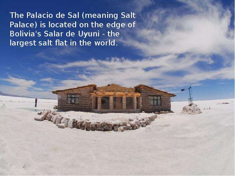 The Palacio de Sal meaning
