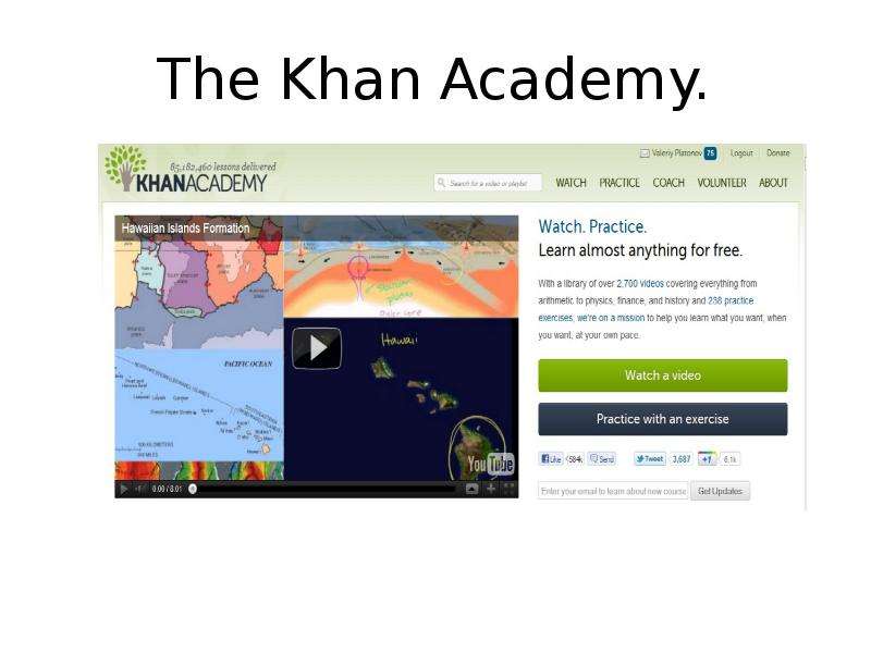 The Khan Academy.