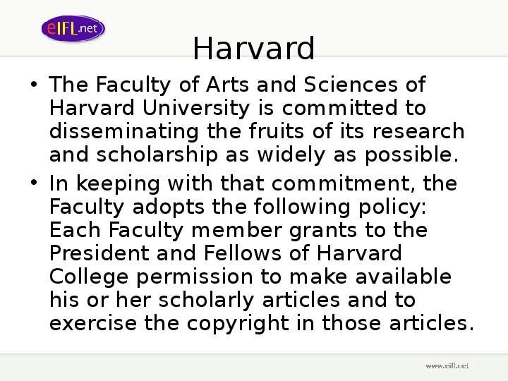 Harvard The Faculty of Arts
