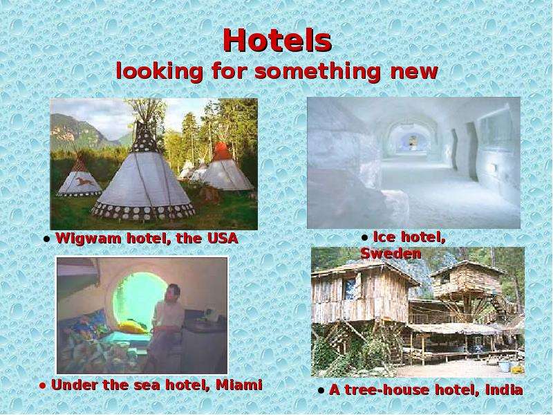 Hotels looking for something