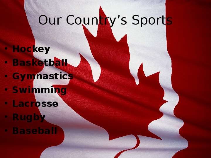 Our Country s Sports Hockey