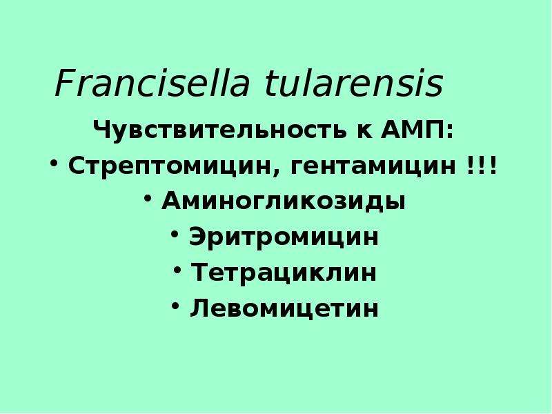 Francisella tularensis
