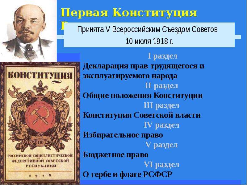 Первая Конституция России