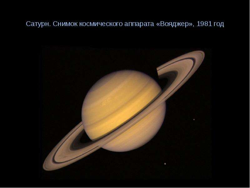 Сатурн. Снимок космического