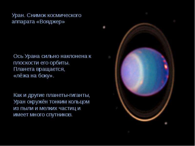 Уран. Снимок космического